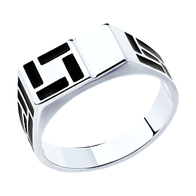 Кольцо SOKOLOV - Серебро 925, Эмаль (арт. 94010426)