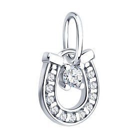 Подвеска Diamant - Серебро 925, Фианит (арт. 94-130-00093-1)