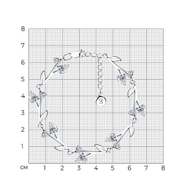 Браслет SOKOLOV - Серебро 925, Фианит (арт. 94050218)