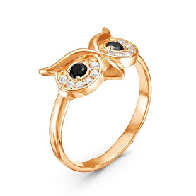 Кольцо Красная пресня - Серебро 925, Фианит (арт. 2389249)