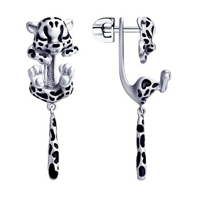 Серьги SOKOLOV - Серебро 925, Эмаль (арт. 94023407)