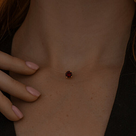 Колье SOKOLOV - Серебро 925, Гранат (арт. 92070055)