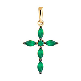 Подвеска Diamant - Золото 585, Агат (арт. 51-330-02045-6)