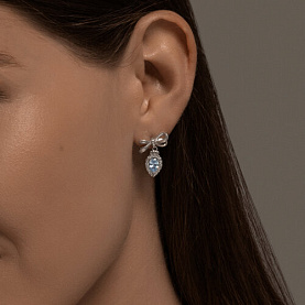 Серьги SOKOLOV - Серебро 925, Фианит (арт. 94026713)