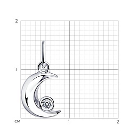 Подвеска Diamant - Серебро 925, Фианит (арт. 94-130-01078-1)