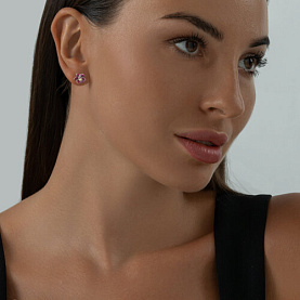 Серьги SOKOLOV - Серебро 925, Фианит, Эмаль (арт. 94023338)