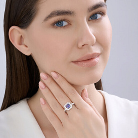 Кольцо SOKOLOV - Серебро 925, Фианит (арт. 94014738)
