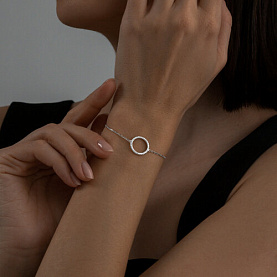 Браслет SOKOLOV - Серебро 925, Фианит (арт. 94050972)