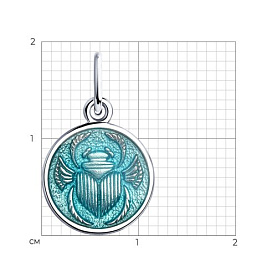 Подвеска SOKOLOV - Серебро 925, Эмаль (арт. 94032251)