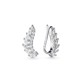 Серьги Дар - Серебро 925, Фианит (арт. С-5130рс200)