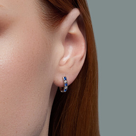 Серьги SOKOLOV - Серебро 925, Фианит (арт. 94026405)