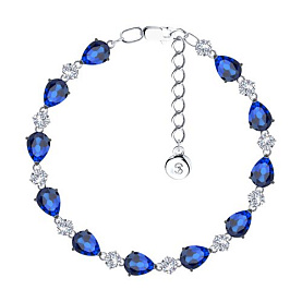 Браслет SOKOLOV - Серебро 925, Фианит (арт. 94051001)