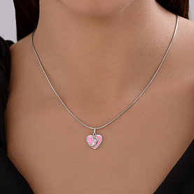 Подвеска Diamant - Серебро 925, Фианит, Эмаль (арт. 94-130-02222-2)