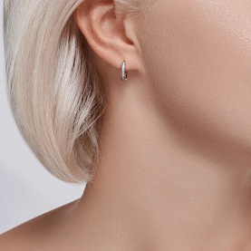 Серьга SOKOLOV - Серебро 925, Фианит (арт. 94170274)