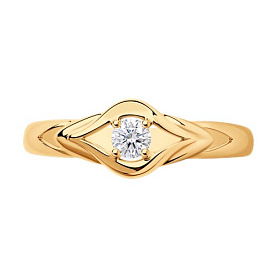 Кольцо SOKOLOV - Серебро 925, Фианит (арт. 93010531)