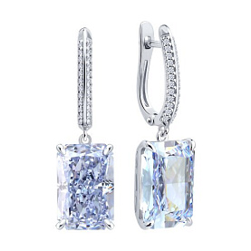 Серьги SOKOLOV - Серебро 925, Фианит (арт. 94027380)