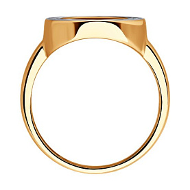 Кольцо SOKOLOV - Золото 585, Перламутр, Фианит (арт. 717104)