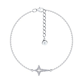 Браслет SOKOLOV - Серебро 925, Фианит (арт. 94050816)