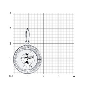 Подвеска SOKOLOV - Серебро 925, Фианит (арт. 94031391)