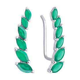 Серьги SOKOLOV - Серебро 925, Агат (арт. 92022457)