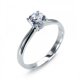 Кольцо Platinum Lab. - Платина 950, Бриллиант (арт. ПК-090-04)