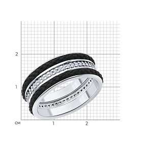 Кольцо Diamant - Серебро 925, Фианит (арт. 94-110-01814-1)