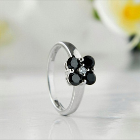 Кольцо Галатея - Серебро 925, Фианит (арт. 2821.3)