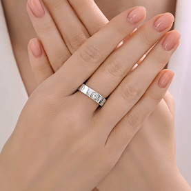 Кольцо SOKOLOV - Серебро 925, Фианит (арт. 94014620)