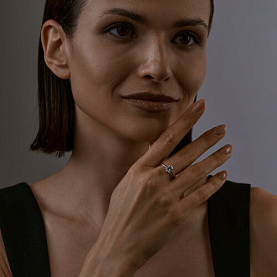 Кольцо SOKOLOV - Серебро 925, Фианит (арт. 94013758)