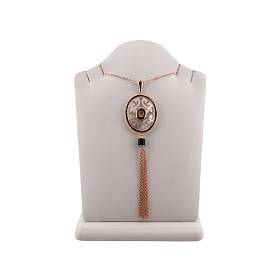 Колье Кабаровских - Серебро 925, Оникс, Перламутр (арт. 16-7030-6287)