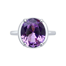 Кольцо SOKOLOV - Серебро 925, Синтетический ситалл (арт. 92012181)