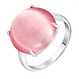 Кольцо KRASNOE - Серебро 925, Синтет. кошачий глаз (арт. 1340265145-30)