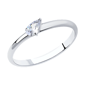 Кольцо SOKOLOV - Серебро 925, Фианит (арт. 94013508)