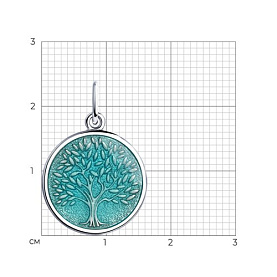 Подвеска SOKOLOV - Серебро 925, Эмаль (арт. 94032276)