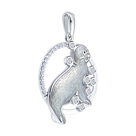 Подвеска Diamant - Серебро 925, Фианит, Эмаль (арт. 94-130-02272-1)