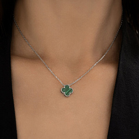 Колье SOKOLOV - Серебро 925, Малахит (арт. 83070064)