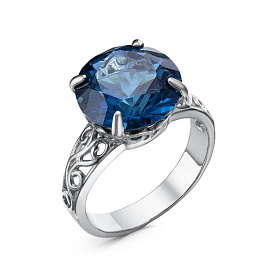 Кольцо Красная пресня - Серебро 925, Фианит (арт. 2377798Д14)