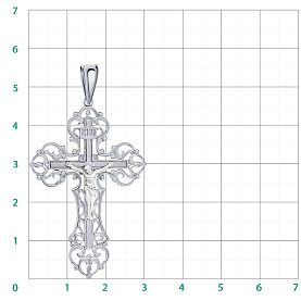 Подвеска Атолл - Серебро 925 (арт. 3141-925)