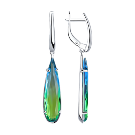 Серьги SOKOLOV - Серебро 925, Синтетический ситалл (арт. 92022246)