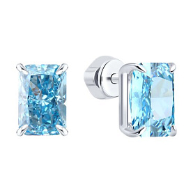 Серьги SOKOLOV - Серебро 925, Фианит (арт. 94027364)