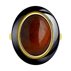 Кольцо Diamant - Серебро 925, Тигровый глаз (арт. 93-310-01694-1)