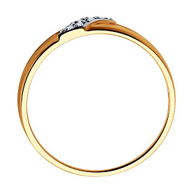 Кольцо Diamant - Золото 585, Фианит (арт. 51-110-01611-1)