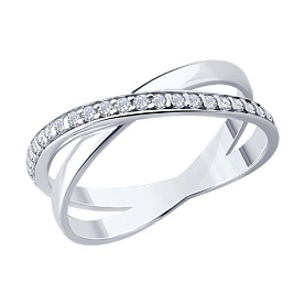 Кольцо Diamant - Серебро 925, Фианит (арт. 94-110-00029-1)