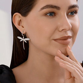 Серьги SOKOLOV - Серебро 925, Фианит (арт. 94026884)