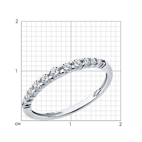 Кольцо Diamant - Серебро 925, Фианит (арт. 94-110-01847-1)