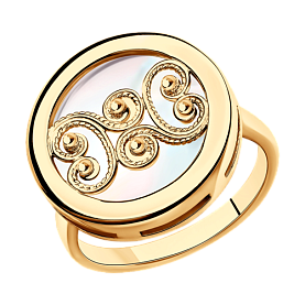 Кольцо SOKOLOV - Серебро 925, Перламутр (арт. 93010578)