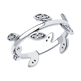 Кольцо Diamant - Серебро 925, Фианит (арт. 94-110-01050-1)