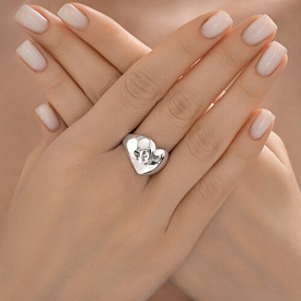 Кольцо Diamant - Серебро 925 (арт. 94-110-02345-1)