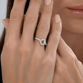 Кольцо Diamant - Серебро 925, Фианит (арт. 94-110-02241-1)