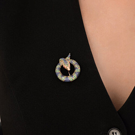 Брошь Diamant - Серебро 925, Фианит (арт. 93-140-02300-1)